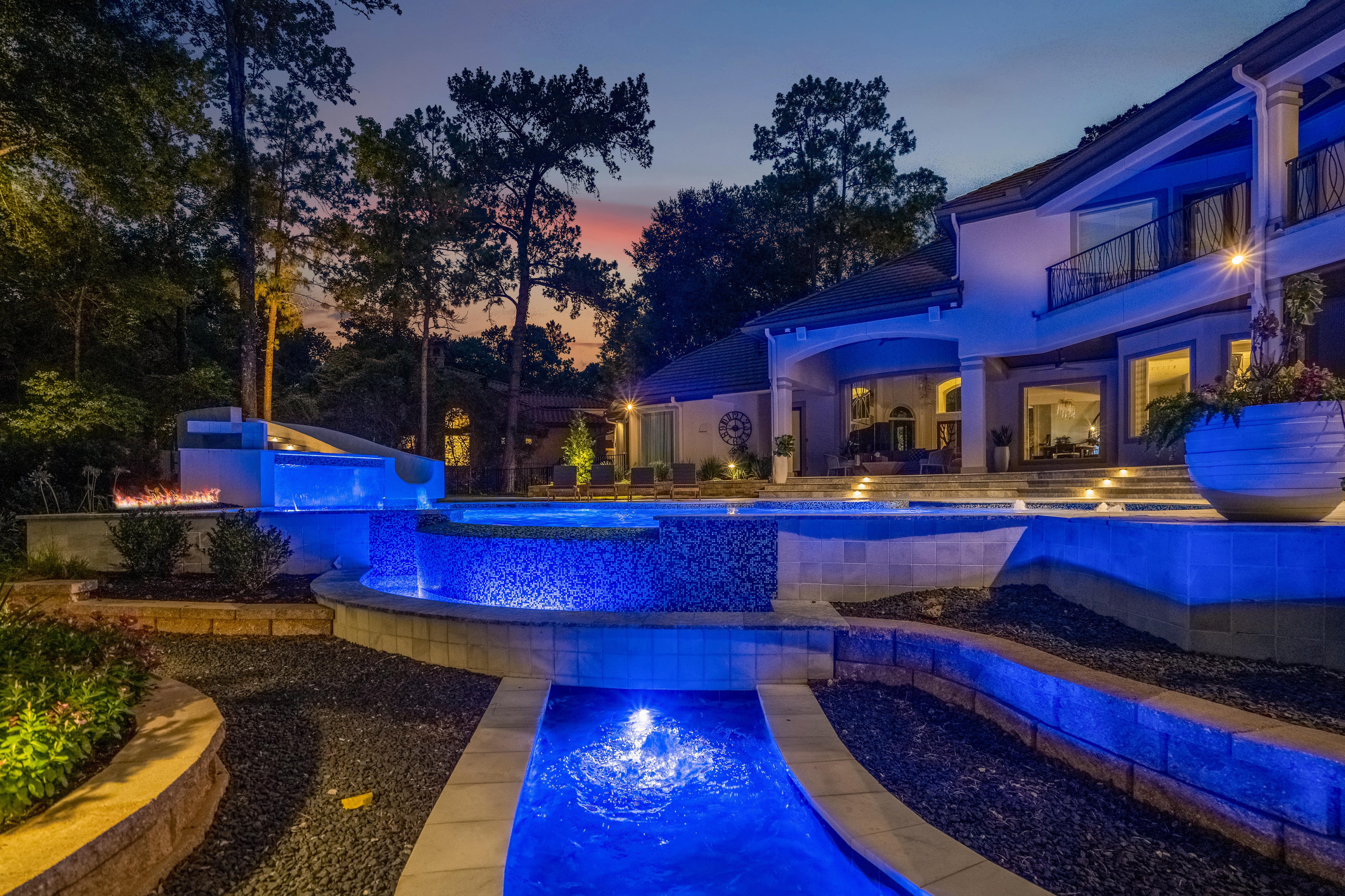Custom Pool Renovation Project in the Woodlands, TX